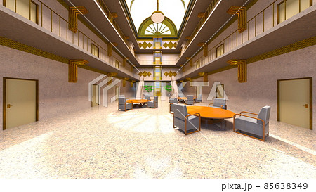 吹き抜けの広場 85638349