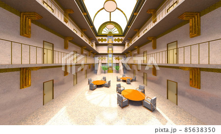 吹き抜けの広場 85638350