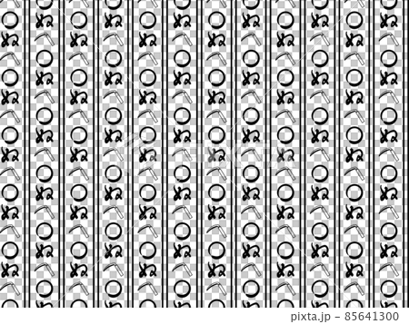 かまわぬ文様　シームレスな和柄の背景のベクターイラスト 85641300