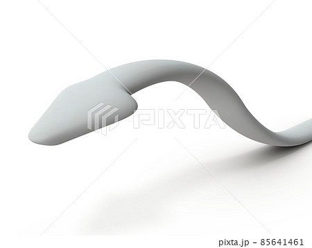 ロックオンを表すコンセプト。蛇のように頭をもたげて、目標をとらえて離さない矢印。 ロックオンを表すコンセプト。蛇のように頭をもたげて、目標をとらえて離さない矢印。 85641461