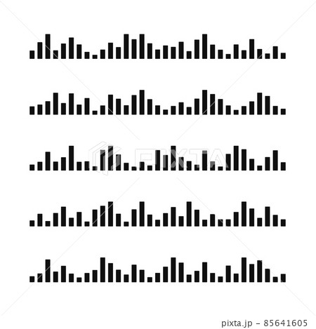 Voice Messages Set on White Background. Vector Voice Messages Set on White Background. Vector 85641605