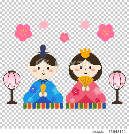 お雛様とお内裏様 85642151