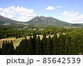 熊本県阿蘇郡高森町「らくだ山」展望台からの眺望 85642539