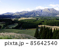 熊本県阿蘇郡高森町「らくだ山」展望台からの眺望 85642540