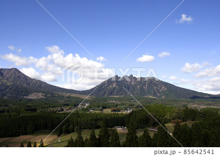 熊本県阿蘇郡高森町「らくだ山」展望台からの眺望 85642541