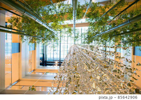 下アングルから撮影した吊るし飾り 85642906