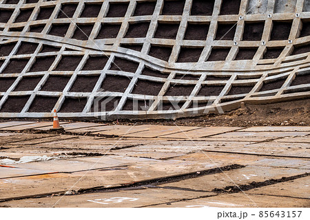 法枠　法面保護工事 85643157