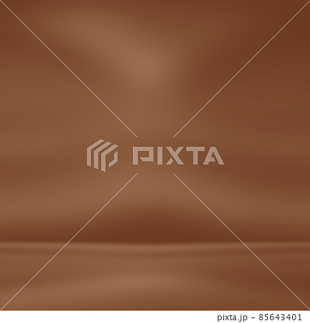 Smooth, soft brownish gradient backdrop abstact background 85643401