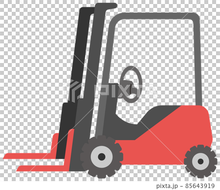 Illustration of a forklift Illustration of a forklift 85643919