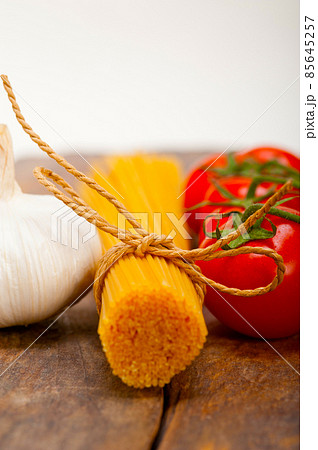 Italian basic pasta ingredients Italian basic pasta ingredients 85645257