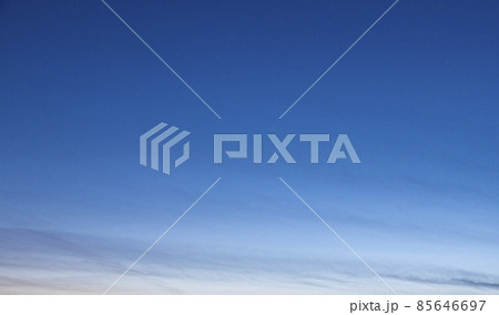 Image of a clear and cloudless sky can be used as background 85646697