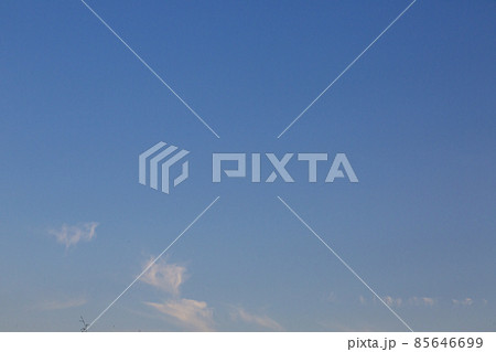 Image of a clear and cloudless sky can be used as background 85646699