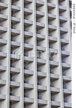 Facades of residential complexes in Hong Kong 85646868