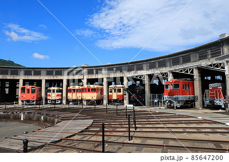 夏の日の津山まなびの鉄道館(岡山県 津山市) 夏の日の津山まなびの鉄道館(岡山県 津山市) 85647200