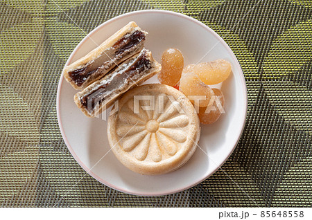 最中と甘納豆 最中と甘納豆 85648558