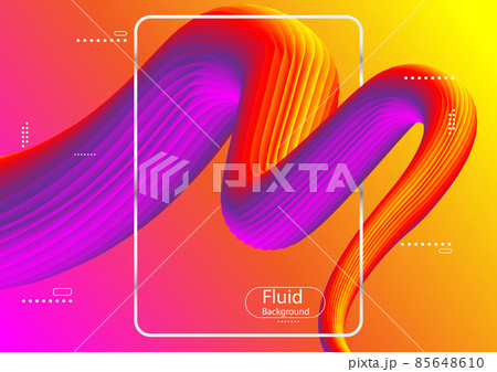abstract background Fluid liquid style gradient wallpaper vector illustration abstract background Fluid liquid style gradient wallpaper vector illustration 85648610
