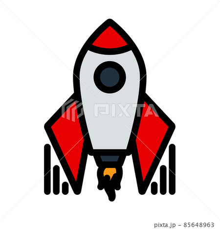 Startup Rocket Icon Startup Rocket Icon 85648963