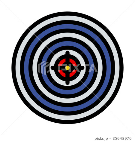 Target With Dart In Center Icon Target With Dart In Center Icon 85648976