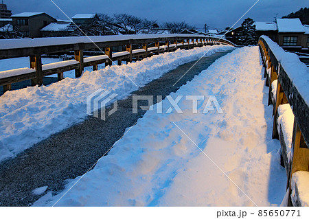 浅野川の梅ノ橋 85650771