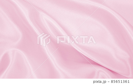 Smooth elegant pink silk or satin texture as wedding background. Luxurious background design 85651361