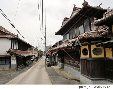 歴史的建造物が並ぶ白市の町並み　（東広島市高屋町白市） 85651532