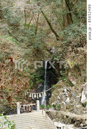 高尾山　瀧水行　修行　滝行　滝　水 85652499
