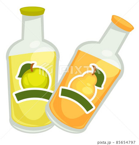 Apple and pear juice or smoothie, healthy beverage 85654797