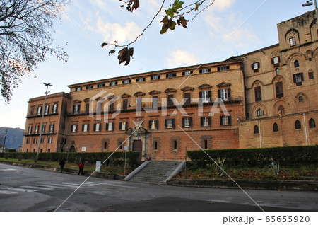 イタリア、シチリア島、パレルモ、ノルマン王宮(2階はパラティーナ礼拝堂) イタリア、シチリア島、パレルモ、ノルマン王宮(2階はパラティーナ礼拝堂) 85655920