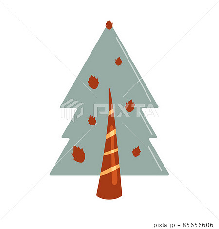 Hand drawn pine tree 85656606