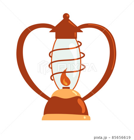 Hand drawn camping lamp Hand drawn camping lamp 85656619