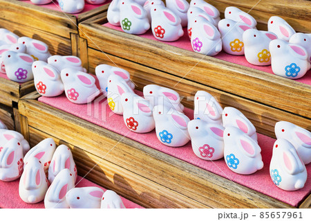 京都 八坂神社 大国主社の願掛けうさぎ 京都 八坂神社 大国主社の願掛けうさぎ 85657961