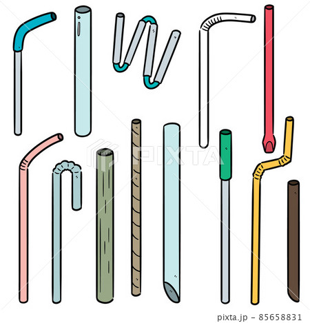 vector set of straw vector set of straw 85658831