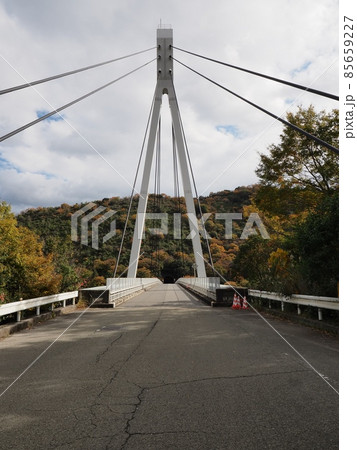 日の浦橋　兵庫県道568号相生壷根公園線の斜張橋 85659227