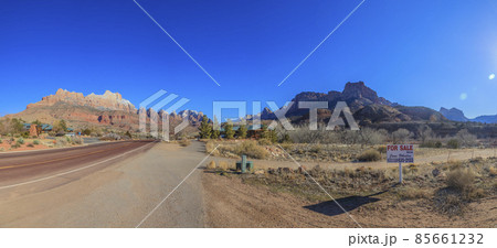 Road to Springdale in Zion National Park 85661232