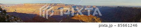 Panorama from the Grand Canyon south side in winter Panorama from the Grand Canyon south side in winter 85661246
