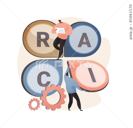 RACI matrix abstract concept vector illustration. RACI matrix abstract concept vector illustration. 85661570