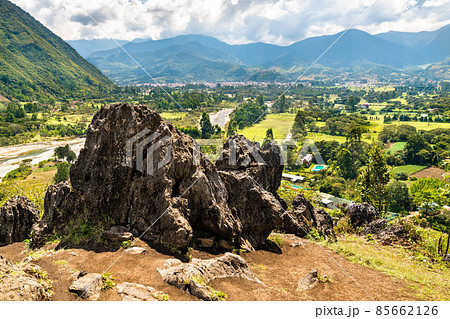 View of Oxapampa town in Peruvian Amazonia View of Oxapampa town in Peruvian Amazonia 85662126