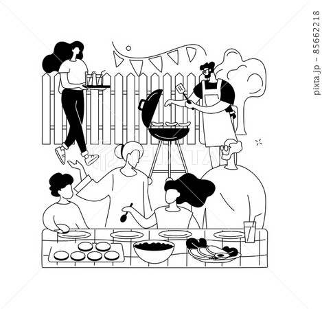 Family tradition abstract concept vector illustration. 85662218