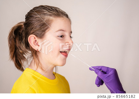 Rapid lateral flow coronavirus, COVID-19 test. Doctor Carrying Out Rapid Lateral Flow Test Rapid lateral flow coronavirus, COVID-19 test. Doctor Carrying Out Rapid Lateral Flow Test 85665182