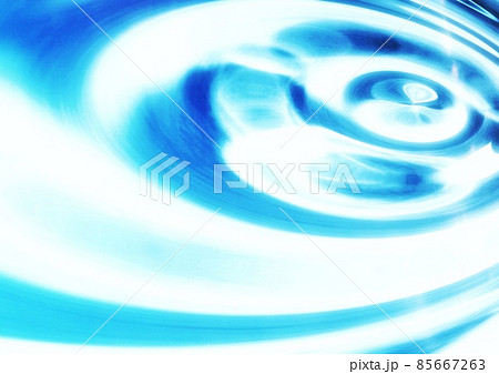 水面に広がる波紋のイラスト 85667263