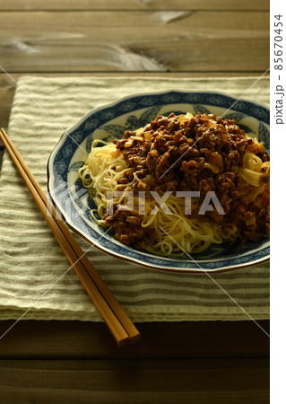 ミートソースそうめん ミートソースそうめん 85670454