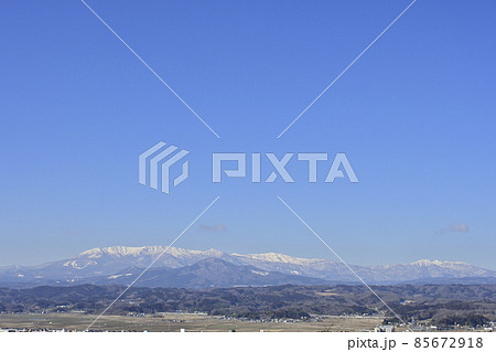 船岡城址公園から雪の蔵王を望む 船岡城址公園から雪の蔵王を望む 85672918