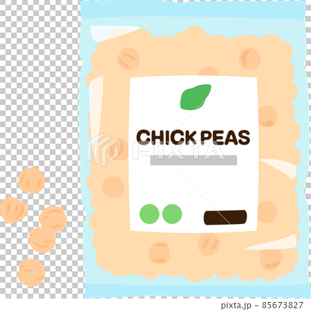 Chickpeas in a bag Chickpeas in a bag 85673827