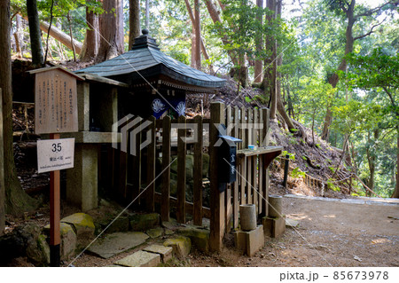 鞍馬寺境内　背比べ石 85673978
