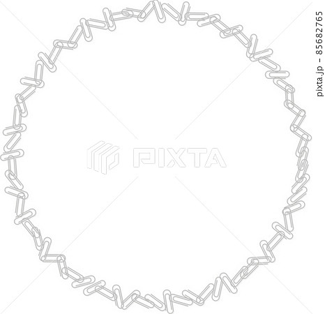 ゼムクリップの円形フレーム 85682765