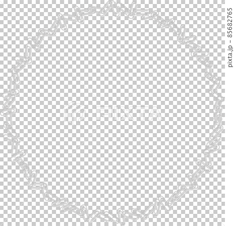 ゼムクリップの円形フレーム 85682765