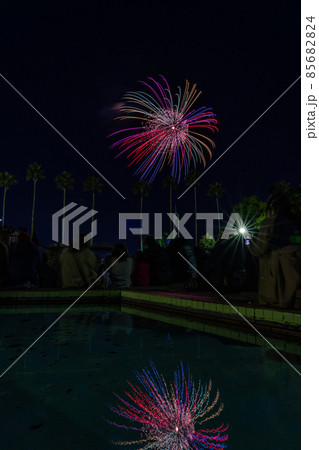 名古屋港の冬花火と周辺の風景 85682824