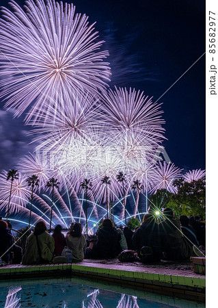名古屋港の冬花火と周辺の風景 85682977