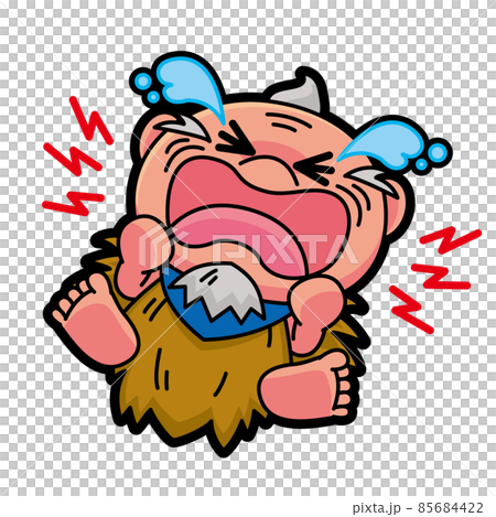 子泣き爺 妖怪のイラスト素材