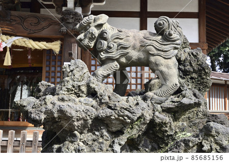 平塚神社 獅子山狛犬 平塚神社 獅子山狛犬 85685156